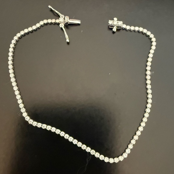 14K 1.00 CTW Lab Grown Diamond Tennis Bracelet - Picture 2 of 7